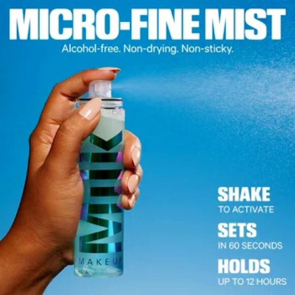 NEW MILK Hydro Grip Long-Lasting Setting Spray w. Hyaluronic Acid + Niacinamide - Picture 3 of 4